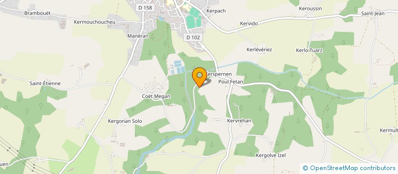 localisation de l'entreprise MADAME VALERIE KERAUDRAN  LANGUIDIC