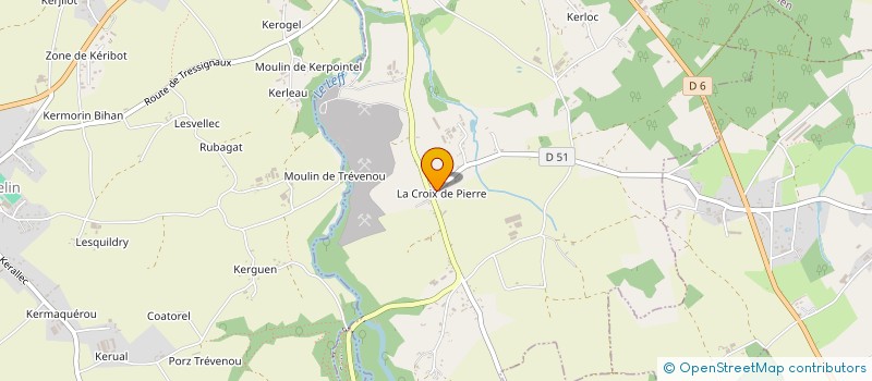 localisation de l'entreprise MADAME VALERIE KERAVIS  TRESSIGNAUX