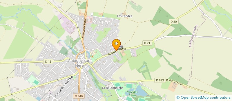 localisation de l'entreprise MADAME VALERIE KLATT à AUBIGNY-SUR-NERE