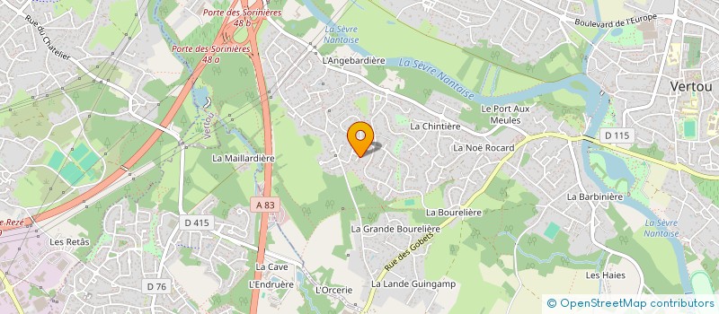 localisation de l'entreprise MADAME VALERIE KOSTIUK à VERTOU