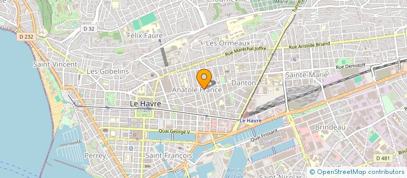 localisation de l'entreprise MADAME VALERIE KOZEL à LE HAVRE