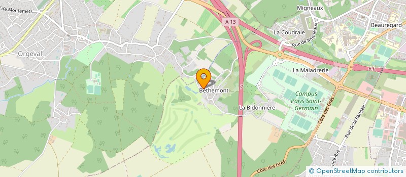 localisation de l'entreprise MADAME VALERIE KREISSIG  POISSY