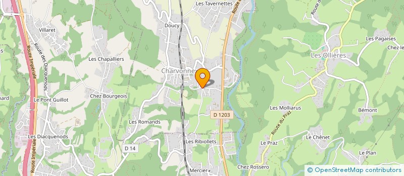 localisation de l'entreprise MADAME VALERIE KUHN  CHARVONNEX