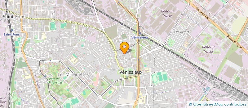 localisation de l'entreprise MADAME VALERIE LA POSTA  VENISSIEUX