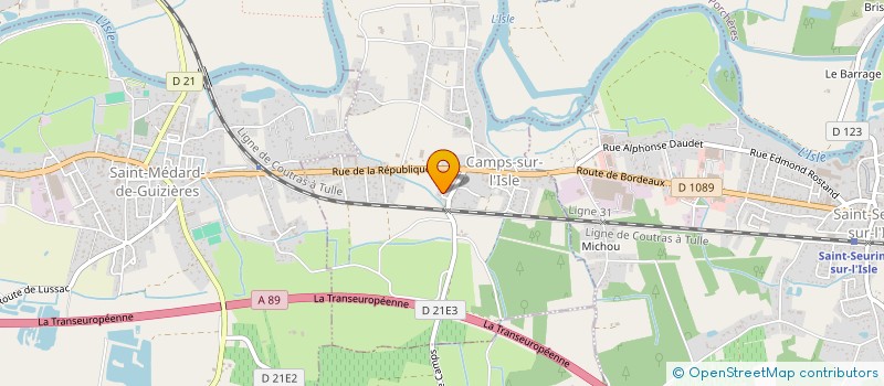 localisation de l'entreprise MADAME VALERIE LA TORRE  CAMPS-SUR-L'ISLE