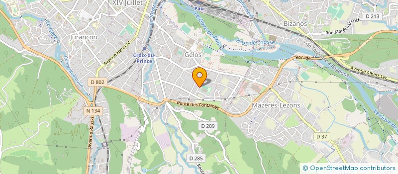 localisation de l'entreprise MADAME VALERIE LABARERE DE HAUT  RONTIGNON