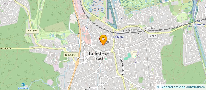 localisation de l'entreprise MADAME VALERIE LABAT à LA TESTE-DE-BUCH