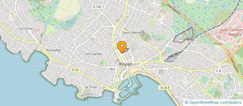 localisation de l'entreprise MADAME VALERIE LABEL  ROYAN