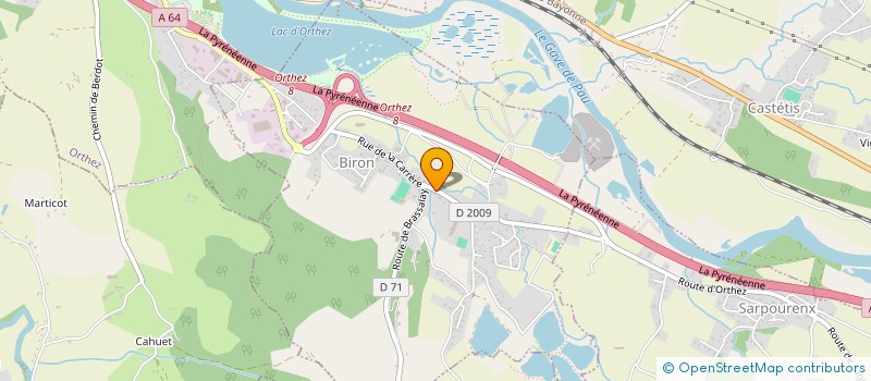 localisation de l'entreprise MADAME VALERIE LABORDE  MASLACQ