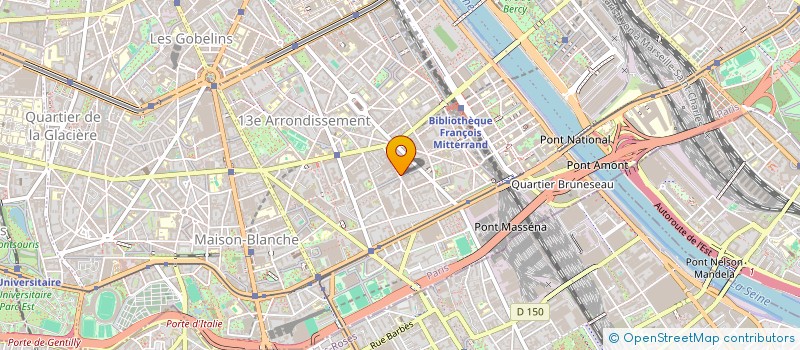 localisation de l'entreprise MADAME VALERIE LACHAUD  PARIS