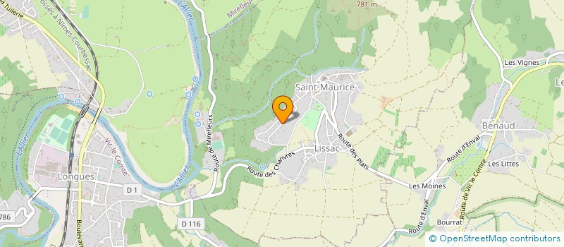 localisation de l'entreprise MADAME VALERIE LACHIEZE  SAINT-MAURICE