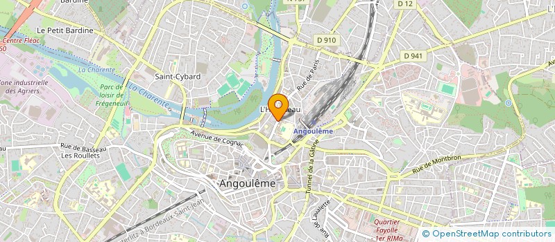 localisation de l'entreprise MADAME VALERIE LACOMMARE à ANGOULEME