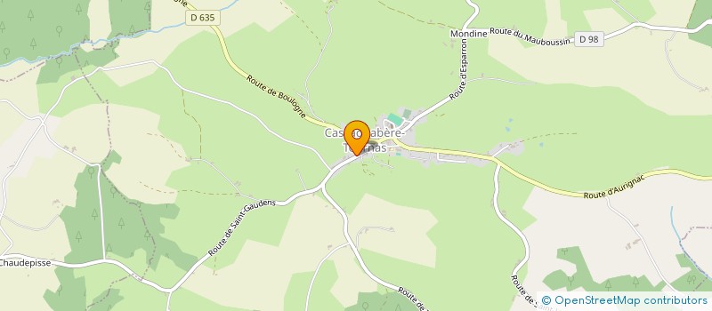 localisation de l'entreprise MADAME VALERIE LACOSTE  AURIGNAC