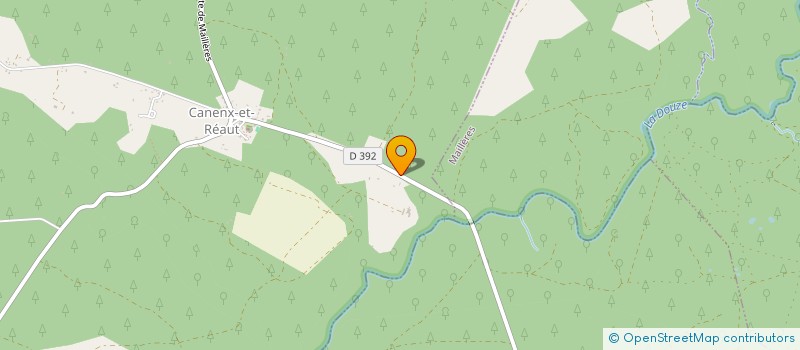 localisation de l'entreprise MADAME VALERIE LACOSTE  CANENX-ET-REAUT