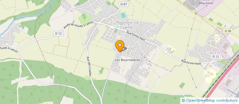 localisation de l'entreprise MADAME VALERIE LACROIX  VOUNEUIL-SOUS-BIARD