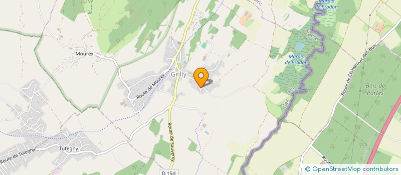 localisation de l'entreprise MADAME VALERIE LAFON  GRILLY