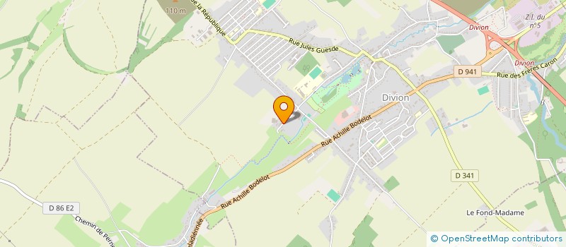 localisation de l'entreprise MADAME VALERIE LAGACHE  DIVION