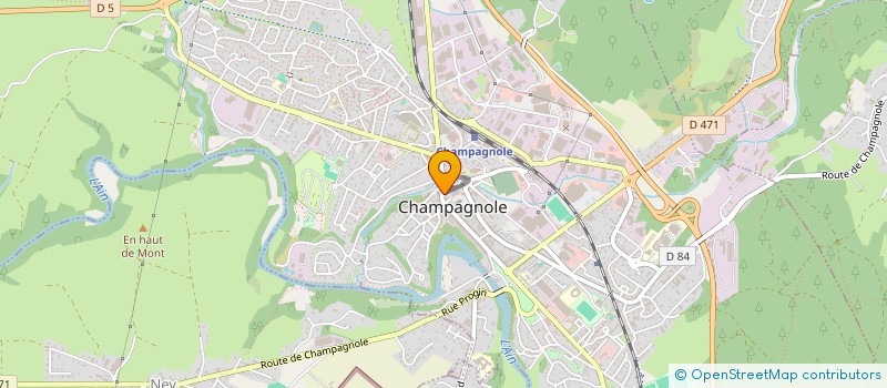 localisation de l'entreprise MADAME VALERIE LAGHEZZA à CHAMPAGNOLE