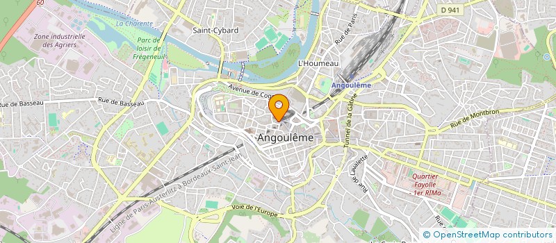 localisation de l'entreprise MADAME VALERIE LAGNAUD à ANGOULEME