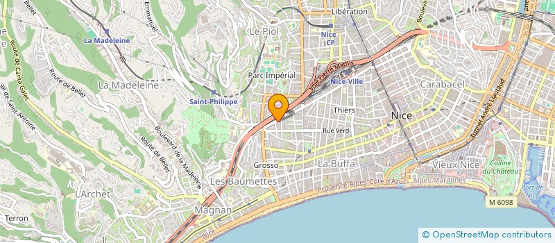 localisation de l'entreprise MADAME VALERIE LAGRIFOUL  NICE