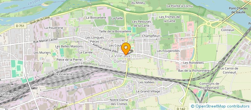 localisation de l'entreprise MADAME VALERIE LAHAYE  LA VILLE-AUX-DAMES