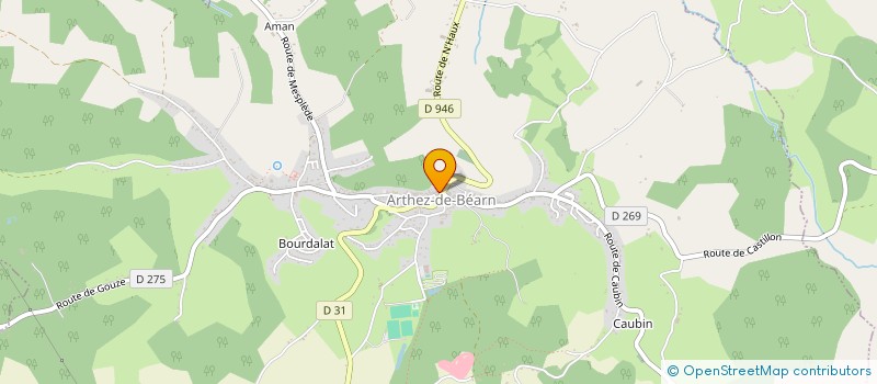 localisation de l'entreprise MADAME VALERIE LAHITTE à ARTHEZ-DE-BEARN