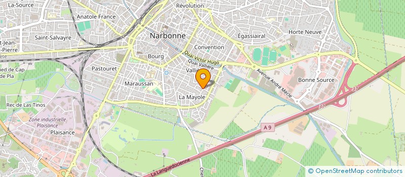 localisation de l'entreprise MADAME VALERIE LAINE  NARBONNE