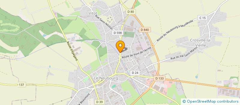 localisation de l'entreprise MADAME VALERIE LAMBERT  LE NEUBOURG