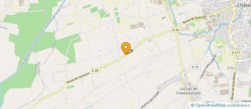 localisation de l'entreprise MADAME VALERIE LAMBERTIN  CHATEAURENARD