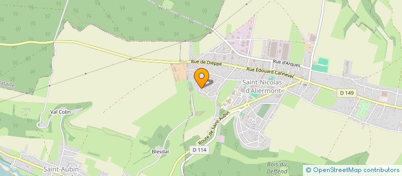 localisation de l'entreprise MADAME VALERIE LAMBRECQ  SAINT-NICOLAS-D'ALIERMONT
