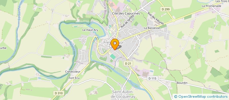 localisation de l'entreprise MADAME VALERIE LAMERE  FRESNAY-SUR-SARTHE