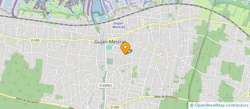 localisation de l'entreprise MADAME VALERIE LAMOLIATTE à GUJAN-MESTRAS