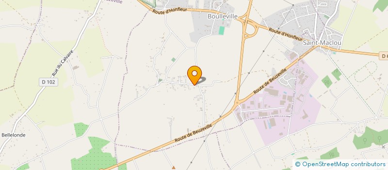 localisation de l'entreprise MADAME VALERIE LAMOTTE  BOULLEVILLE