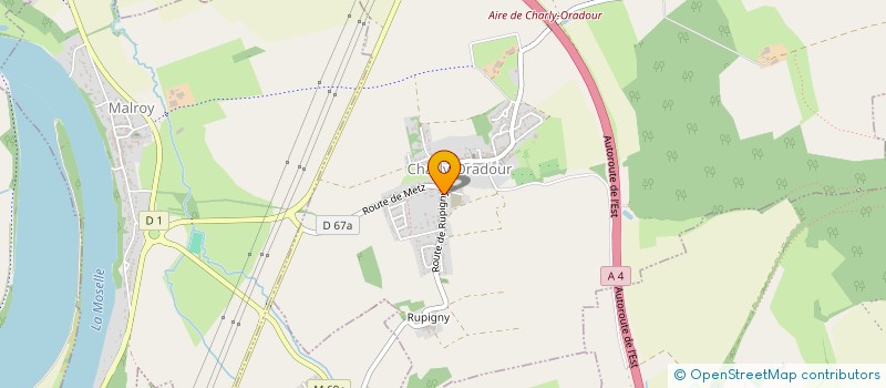 localisation de l'entreprise MADAME VALERIE LAMOUR  CHARLY-ORADOUR