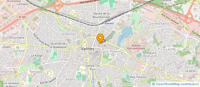 localisation de l'entreprise MADAME VALERIE LAMOUR à VANNES