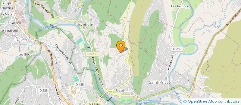 localisation de l'entreprise MADAME VALERIE LANDRY  UCEL