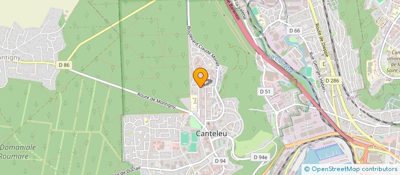 localisation de l'entreprise MADAME VALERIE LANET  CANTELEU