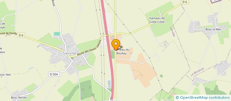 localisation de l'entreprise MADAME VALERIE LANGLET  FONTAINE-LE-BOURG