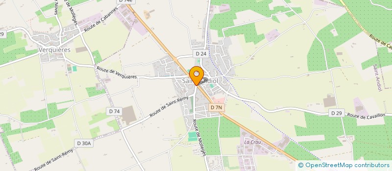 localisation de l'entreprise MADAME VALERIE LANGLOIS  SAINT-ANDIOL