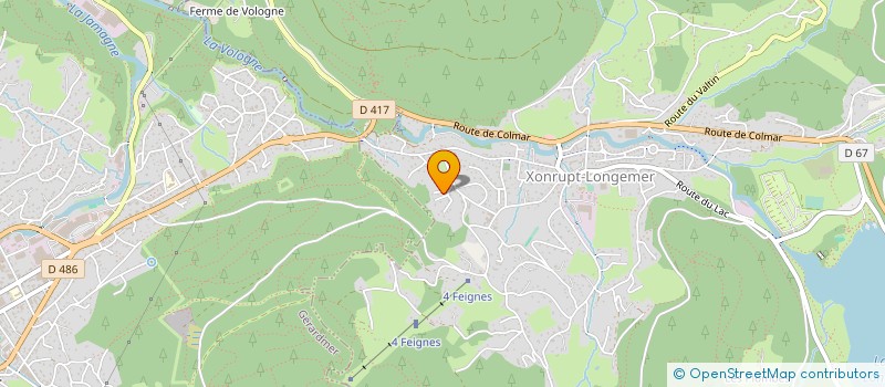 localisation de l'entreprise MADAME VALERIE LANOE  XONRUPT-LONGEMER