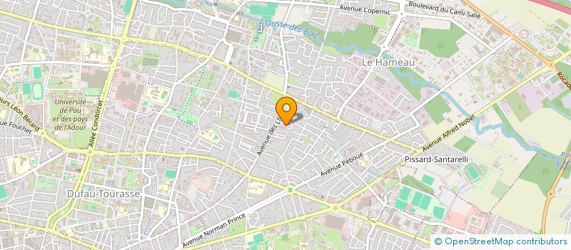 localisation de l'entreprise MADAME VALERIE LAPEYRE à PAU