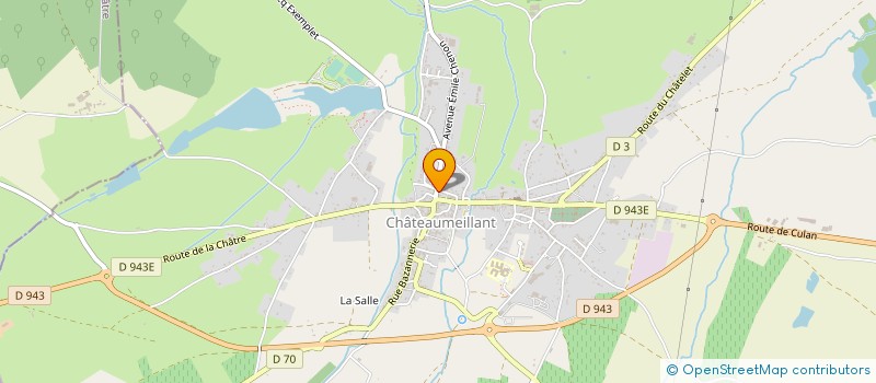 localisation de l'entreprise MADAME VALERIE LAPORTE  CHATEAUMEILLANT