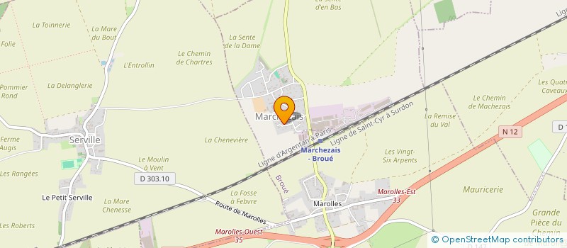 localisation de l'entreprise MADAME VALERIE LAPORTE à MARCHEZAIS