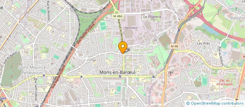 localisation de l'entreprise MADAME VALERIE LARDEMELLE  MONS-EN-BARUL