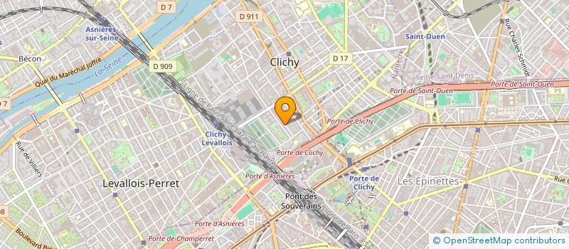 localisation de l'entreprise MADAME VALERIE LARRICQ à CLICHY