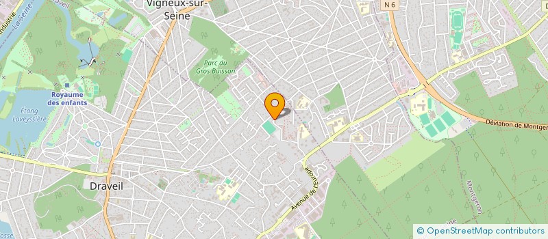 localisation de l'entreprise MADAME VALERIE LARTIGAUT à DRAVEIL