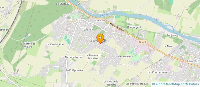 localisation de l'entreprise MADAME VALERIE LASNIER  VERETZ