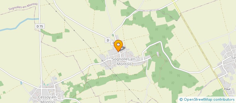 localisation de l'entreprise MADAME VALERIE LASSEAUX  SOGNOLLES-EN-MONTOIS