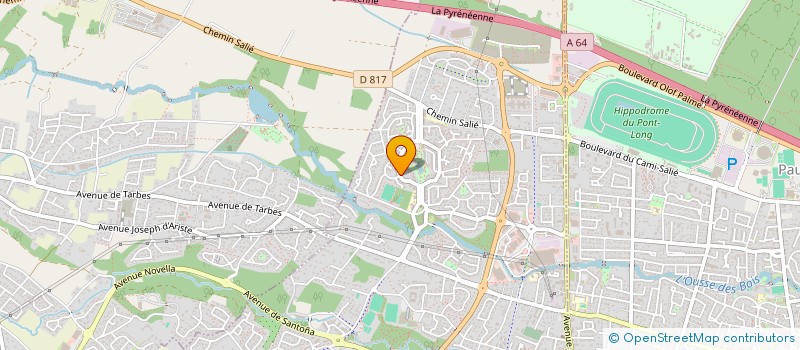 localisation de l'entreprise MADAME VALERIE LASSERRE  LONS