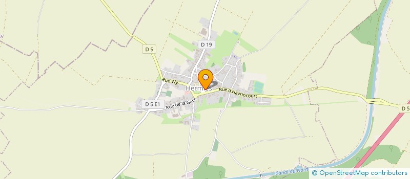 localisation de l'entreprise MADAME VALERIE LAUDE  HERMIES